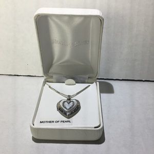 Sterling Silver Heart Shaped Locket Necklace